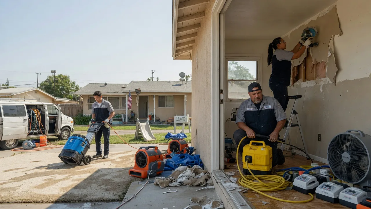 Water Damage Restoration in Sacramento, PA near me